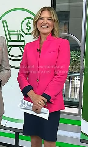Christine's pink blazer on Today