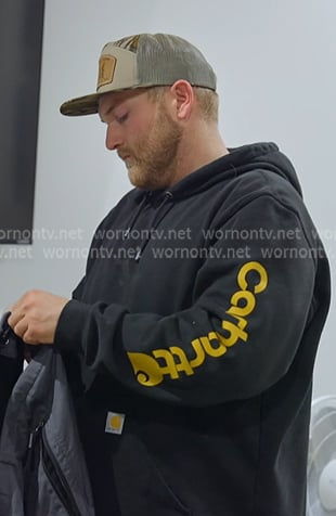 Cole's black hoodie on The McBee Dynasty Real American Cowboys