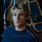 Cole’s blue piping sweatshirt on My Life with the Walter Boys Cole’s blue piping sweatshirt on My Life with the Walter Boys