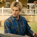 Cole’s blue plaid button down shirt on My Life with the Walter Boys Cole’s blue plaid button down shirt on My Life with the Walter Boys