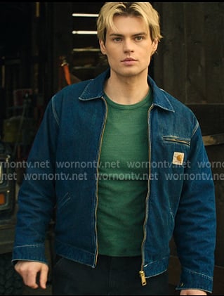Cole's denim jacket on My Life with the Walter Boys
