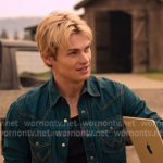 Cole’s green denim jacket on My Life with the Walter Boys Cole’s green denim jacket on My Life with the Walter Boys