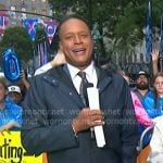Craing’s navy rain jacket on Today
