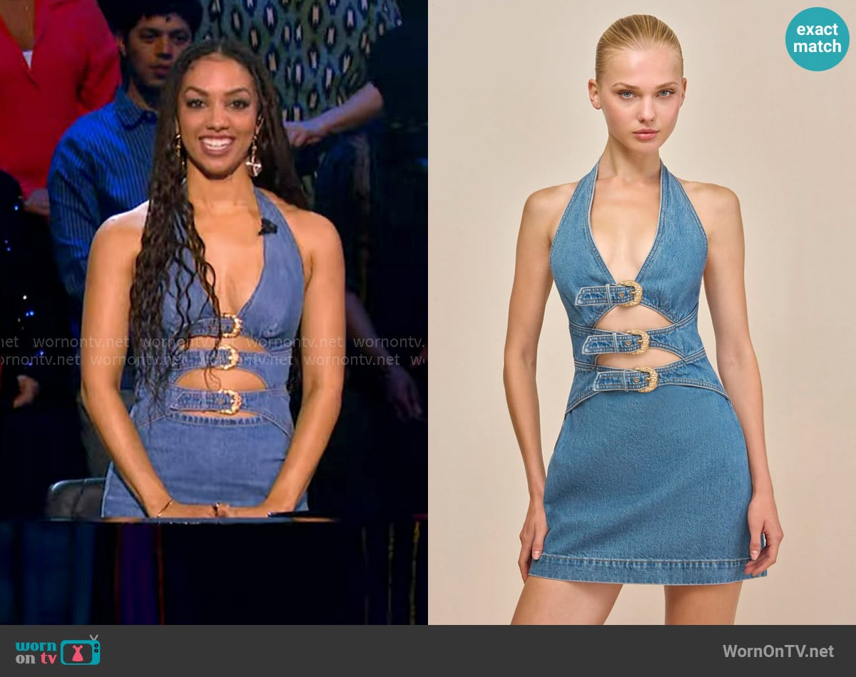 Corinne's Cult Gaia dress