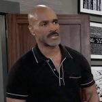 Curtis’s black polo shirt on General Hospital Curtis’s black polo shirt on General Hospital