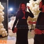 Cynthia’s black top and maxi skirt on The Real Housewives of Atlanta Cynthia’s black top and maxi skirt on The Real Housewives of Atlanta