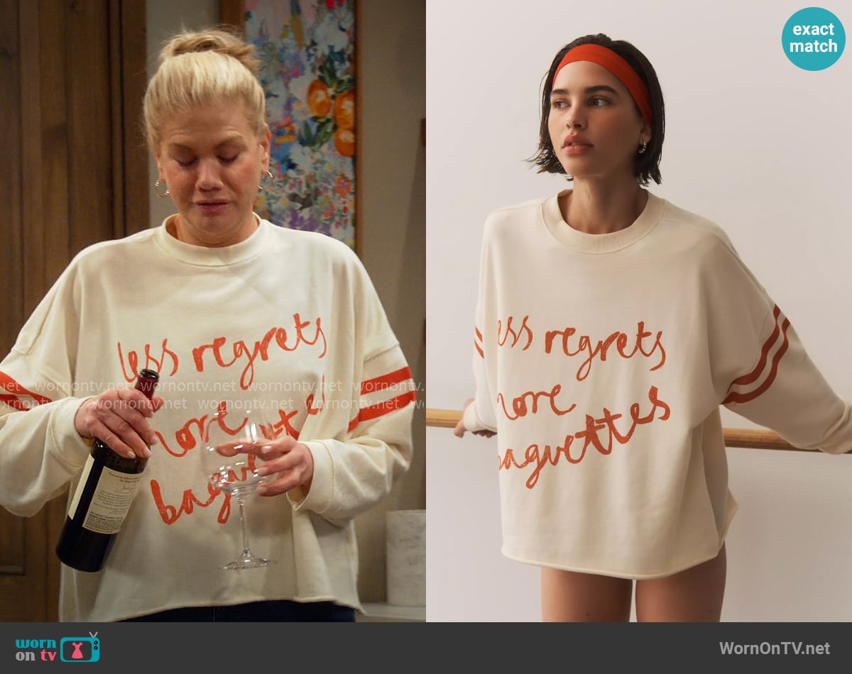 Carol's Daily Practice at Anthropologie sweatshirt