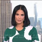 Darlene’s pink and green floral dress on Today