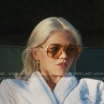Debbie’s orange oversized sunglasses on The Shards Debbie’s orange oversized sunglasses on The Shards