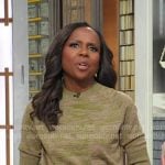 Deborah’s space dye sweater on Good Morning America