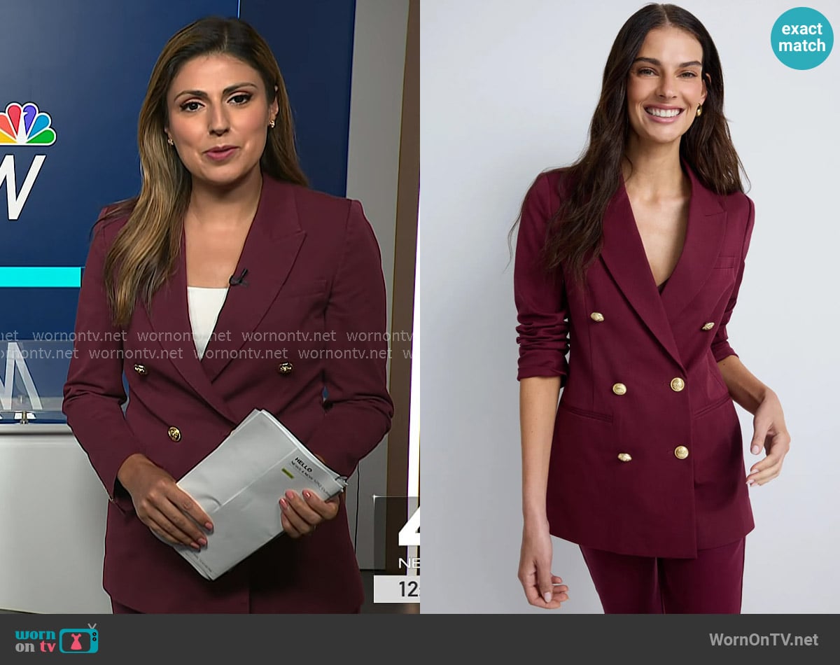 Rana Novini's Derek Lam 10 Crosby jacket Rana Novini's Derek Lam 10 Crosby jacket