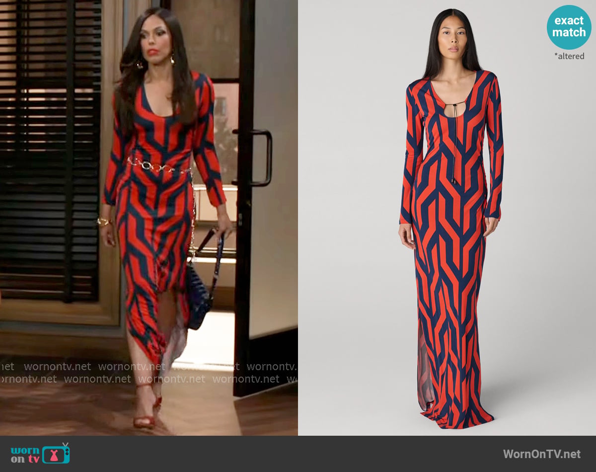 Dani's Diane von Furstenberg dress