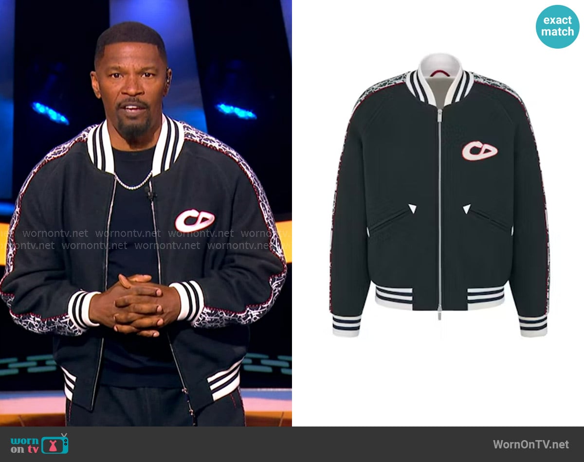 Jamie Foxx's Dior x KAWS jacket