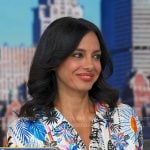 Dr. Tara Narula’s tropical print dress on Good Morning America Dr. Tara Narula’s tropical print dress on Good Morning America