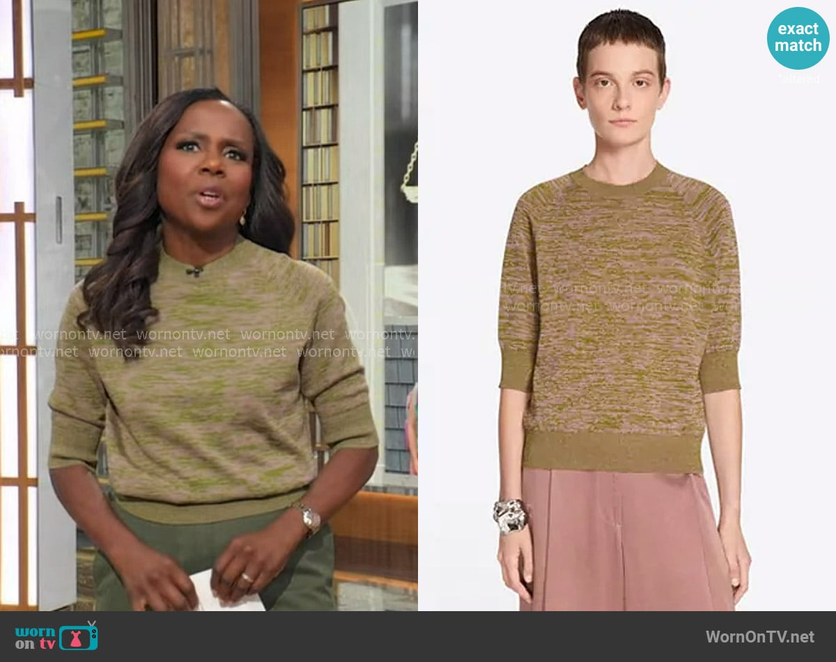 Deborah's Dries Van Noten sweater