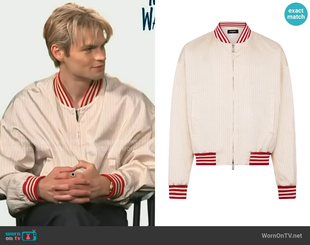 Noah LaLonde's DSquared2 jacket Noah LaLonde's DSquared2 jacket