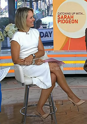 Dylan's beige heel pumps on Today