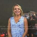 Dylan’s blue floral lace dress on Today