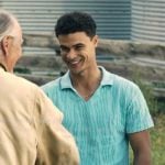 Dylan’s blue ribbed polo on My Life with the Walter Boys