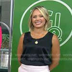 Dylan’s blush pink mini skirt on Today Dylan’s blush pink mini skirt on Today