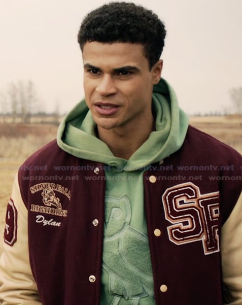 Dylan’s green hoodie on My Life with the Walter Boys