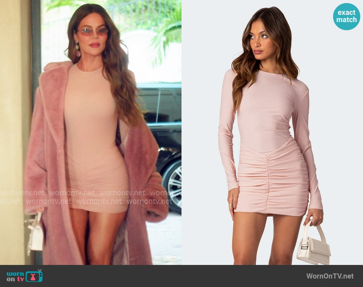 Khloe's Edikted dress