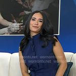 Emilie’s navy sleeveless dress on Today