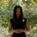 Emilie's navy sleeveless dress on Today Emilie's navy sleeveless dress on Today