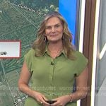 Emily’s green short sleeve shirtdress on Today