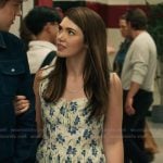 Erin’s floral print dress on My Life with the Walter Boys Erin’s floral print dress on My Life with the Walter Boys