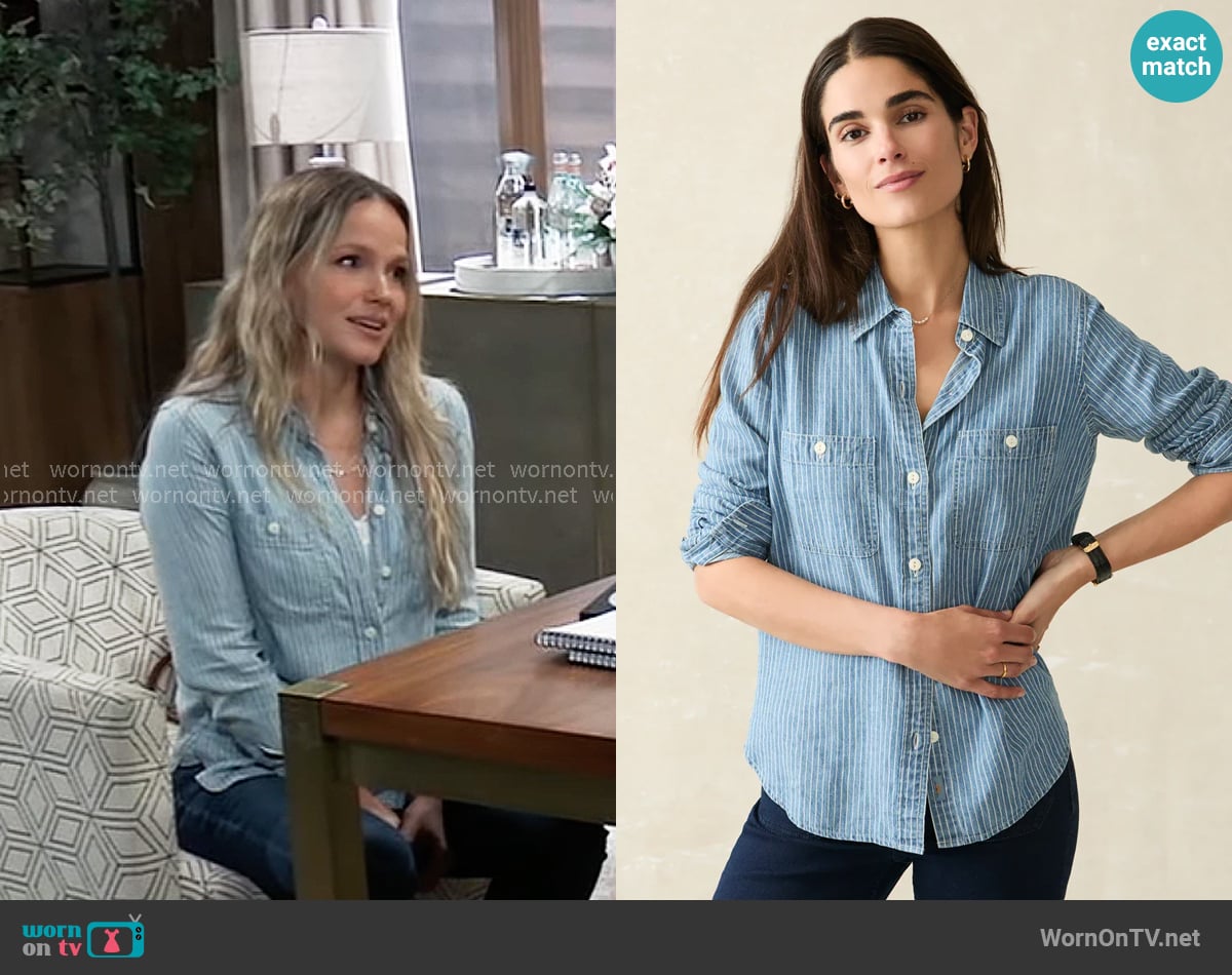 Lulu's Faherty top Lulu's Faherty top