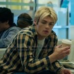 Cole’s blue check print shirt on My Life with the Walter Boys Cole’s blue check print shirt on My Life with the Walter Boys