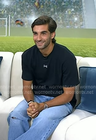 Ferran Torres’s black logo tee on Today