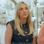 Gina's denim vest and skirt on The Real Housewives of Orange County