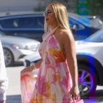Gizelle's pink floral dress on The Real Housewives Ultimate Girls Trip Gizelle's pink floral dress on The Real Housewives Ultimate Girls Trip