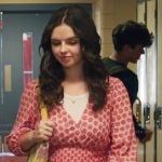 Grace’s pink floral wrap top on My Life with the Walter Boys Grace’s pink floral wrap top on My Life with the Walter Boys
