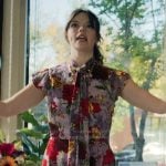 Grace’s purple floral ruffle dress on My Life with the Walter Boys