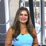 Heather Muir’s blue mini dress on Today Heather Muir’s blue mini dress on Today