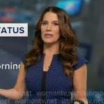 Heather’s blue embroidered v-neck dress on Good Morning America Heather’s blue embroidered v-neck dress on Good Morning America