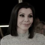 Heather’s white spotted top on The Real Housewives of Orange County Heather’s white spotted top on The Real Housewives of Orange County