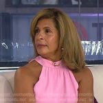 Holda's pink halter top on Today Holda's pink halter top on Today