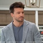Hudson’s blue blazer on General Hospital Hudson’s blue blazer on General Hospital