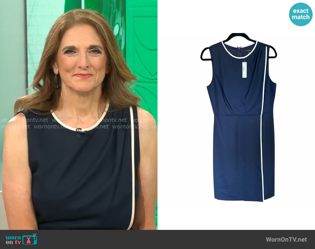 Jill Schlesinger's J. Crew dress Jill Schlesinger's J. Crew dress