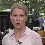 Janis Mackey Frayer's pink dot print shirt on Today