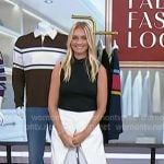 Jasmine Snow's whiet wide-leg pants on Today Jasmine Snow's whiet wide-leg pants on Today
