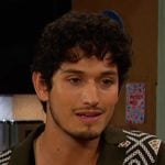 Javi’s dark green embroidered shirt on Days of our Lives