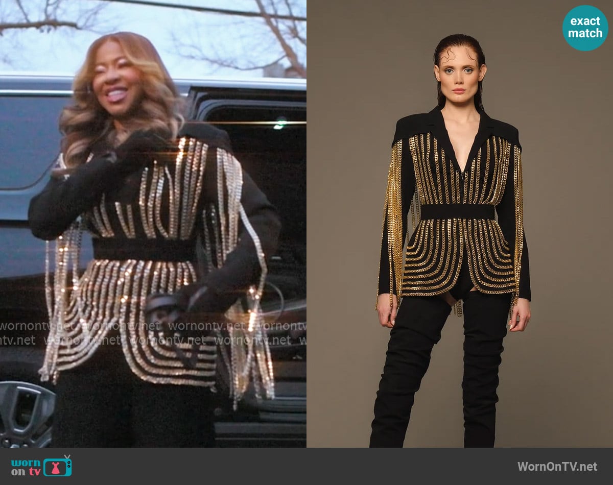 Mary Cosby's Jean-Louis Sabaji jacket Mary Cosby's Jean-Louis Sabaji jacket