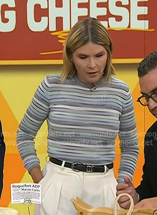 Jenna’s black leather belt on Today