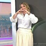 Jenna’s brown leather heel sandals on Today