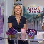 Jenna's brown suede heel sandals on Today Jenna's brown suede heel sandals on Today
